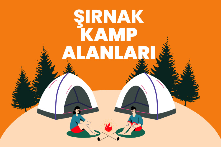 Şırnak kamp yerleri - Şırnak ücretsiz kamp alanları - Şırnak ücretli kamp alanları - Şırnak karavan alanları